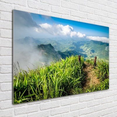 Plexiglas schilderij Pad naar de top