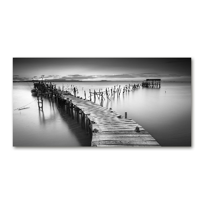 Foto plexiglas Houten steiger