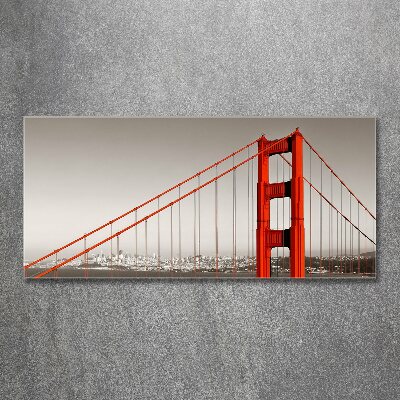 Foto in plexiglas San Francisco-brug