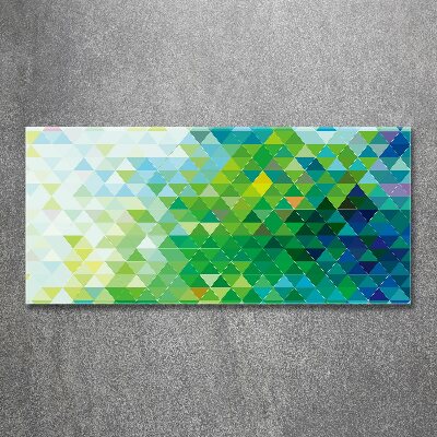 Plexiglas schilderij Abstracte driehoeken