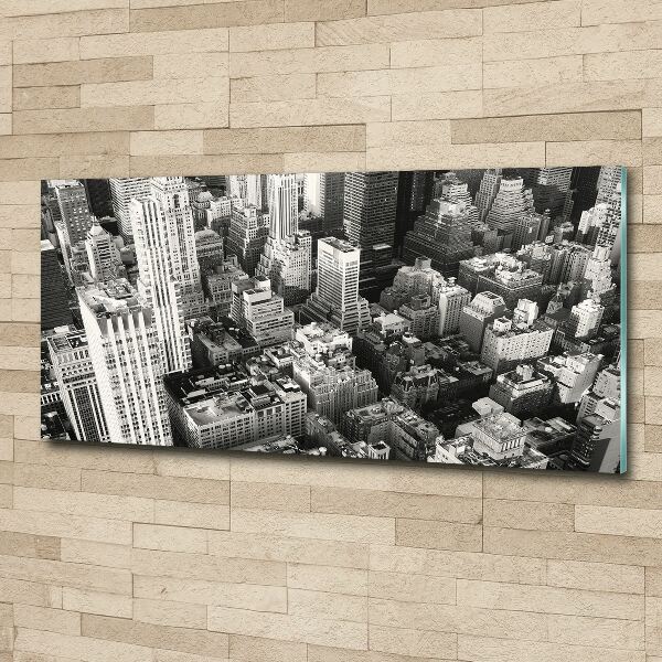 Foto in plexiglas New York vanuit vogelperspectief