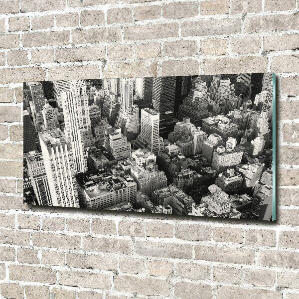 Foto in plexiglas New York vanuit vogelperspectief