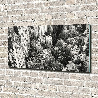 Foto in plexiglas New York vanuit vogelperspectief