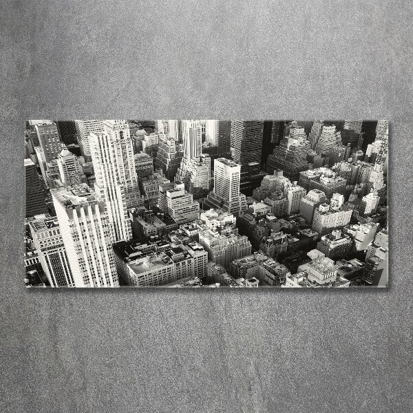 Foto in plexiglas New York vanuit vogelperspectief