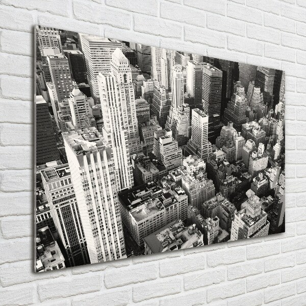 Foto in plexiglas New York vanuit vogelperspectief