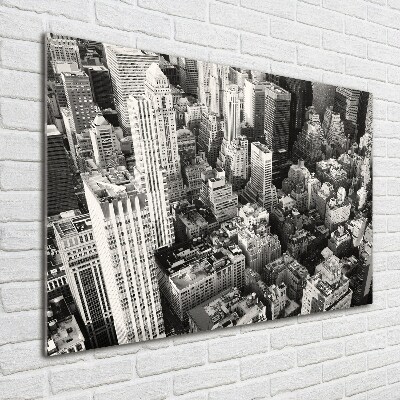 Foto in plexiglas New York vanuit vogelperspectief