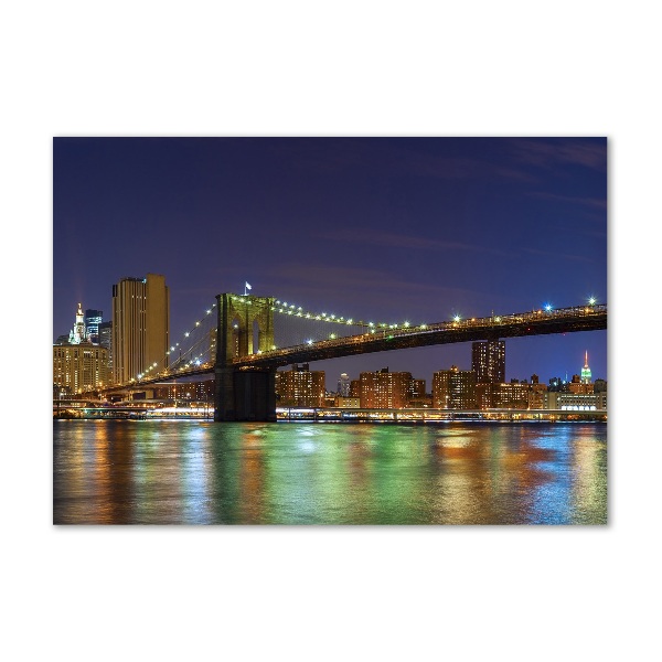 Plexiglas foto Manhattan 's nachts