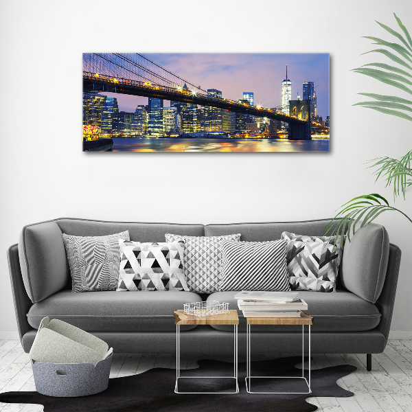 Schilderij op acrylglas Brooklynbrug