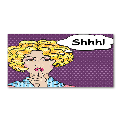 Foto in plexiglas Stripboekvrouw