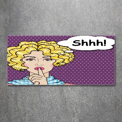 Foto in plexiglas Stripboekvrouw