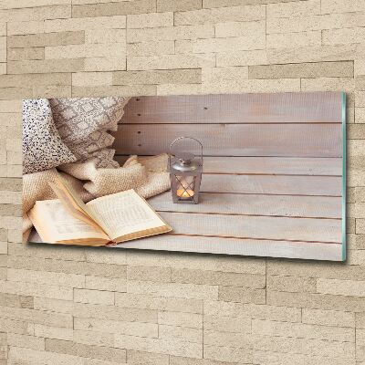 Foto obraz akryl Relaks przy książce