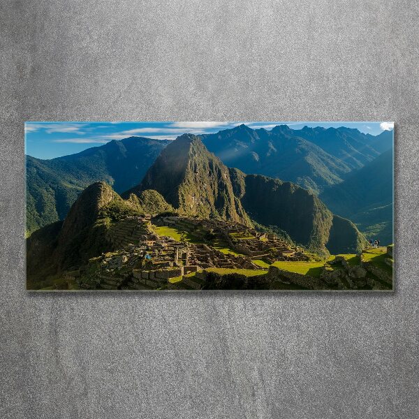 Plexiglas schilderij Ruïnes van Machu Picchu