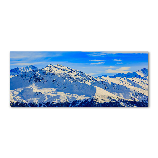 Foto obraz na ścianę akryl Alpy zimą