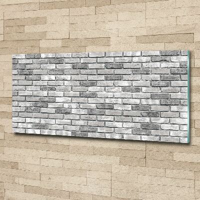 Foto obraz szkło akryl Ceglana ściana