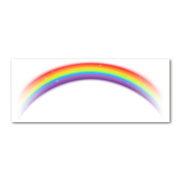 Plexiglas schilderij Regenboog