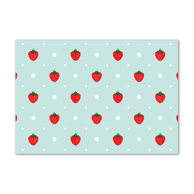 Foto in plexiglas Aardbei-pictogrammen