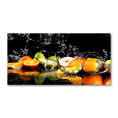 Foto in plexiglas Fruit en water