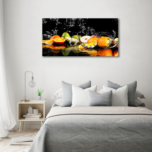 Foto in plexiglas Fruit en water