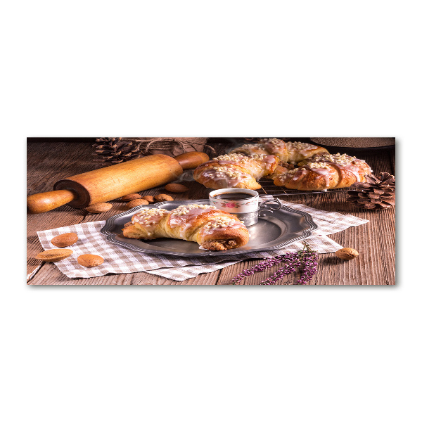 Schilderij op acrylglas Croissants