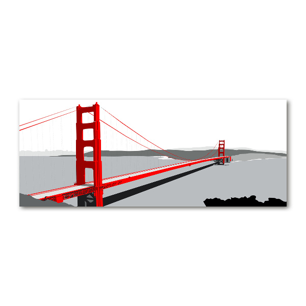 Schilderij op acrylglas San Francisco-brug