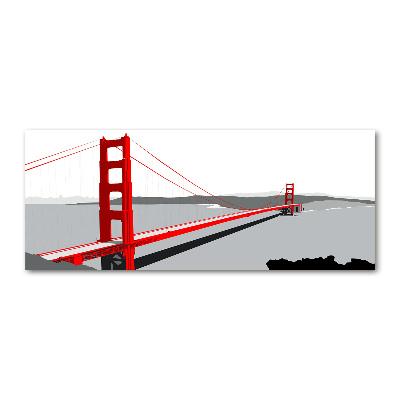 Schilderij op acrylglas San Francisco-brug
