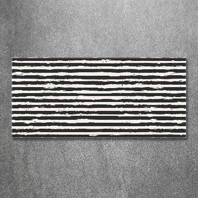 Foto plexiglas Zwart-witte strepen