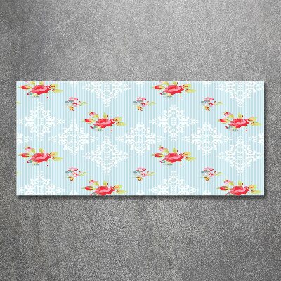 Foto in plexiglas Rozen en versieringen