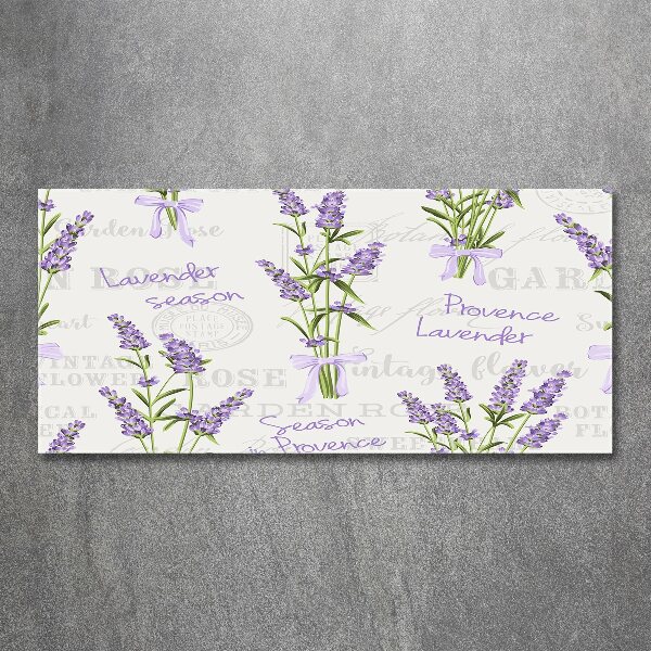 Schilderij op acrylglas Lavendel