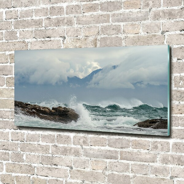 Foto plexiglas Ruwe zee