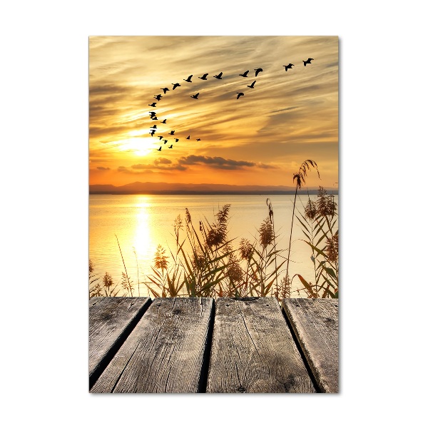 Staand foto in plexiglas Zonsondergang