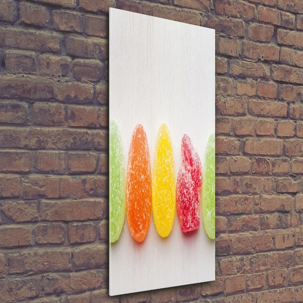 Staand plexiglas foto Kleurrijke jellybeans
