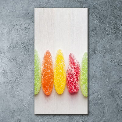 Staand plexiglas foto Kleurrijke jellybeans