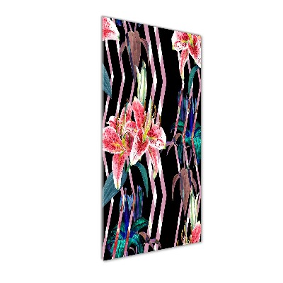 Staand foto op plexiglas Lelies achtergrond