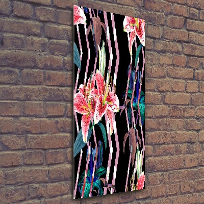 Staand foto op plexiglas Lelies achtergrond