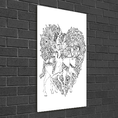 Foto obraz szkło akryl pionowy Kobieta i mężczyzna