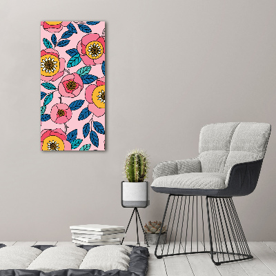 Staand foto op plexiglas Kleurrijke bloemen