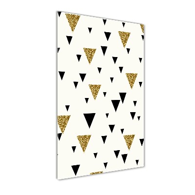 Staand foto plexiglas Achtergrond met driehoeken