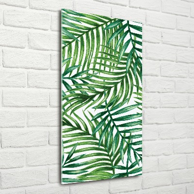 Staand foto op plexiglas Palmbladeren