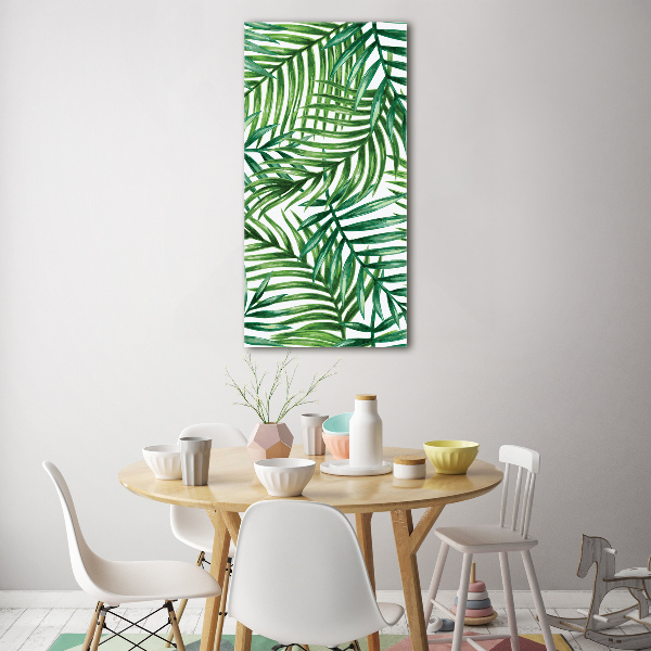 Staand foto op plexiglas Palmbladeren