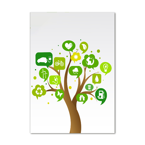 Staand plexiglas foto Ecologische boom