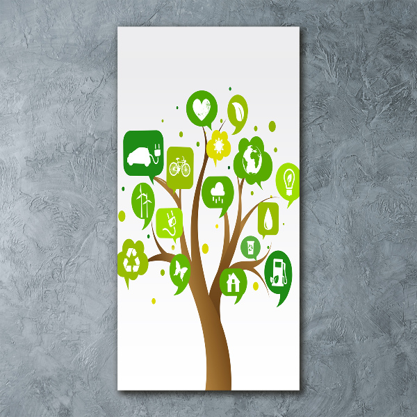 Staand plexiglas foto Ecologische boom