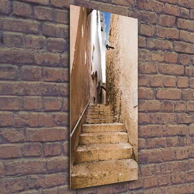 Foto obraz szkło akryl pionowy Uliczki Izrael