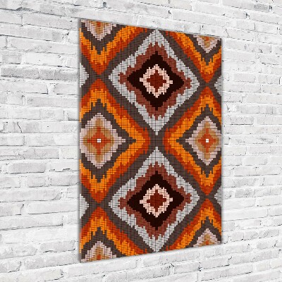 Foto obraz szkło akryl pionowy Retro tło