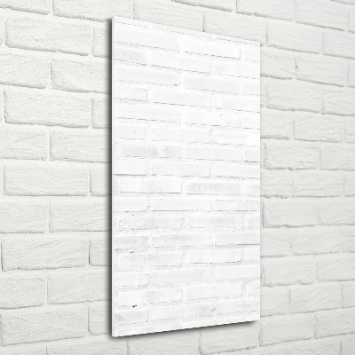 Foto obraz szkło akryl pionowy Ceglana ściana