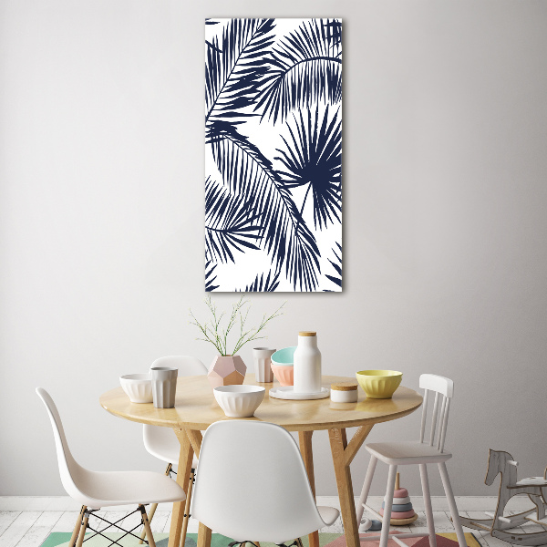Staand foto in plexiglas Palmbladeren