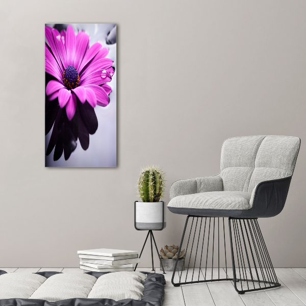 Staand foto plexiglas Roze gerbera