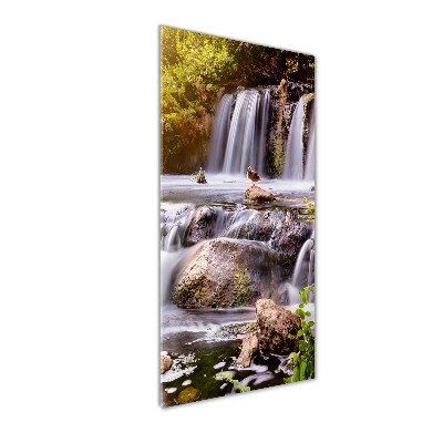Staand foto op plexiglas Waterval