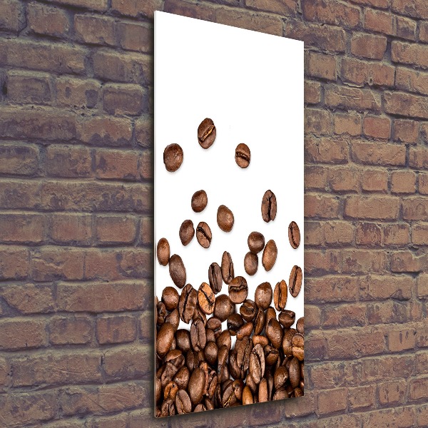 Staand plexiglas foto Koffiebonen