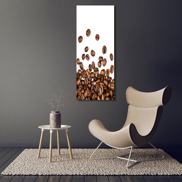 Staand plexiglas foto Koffiebonen