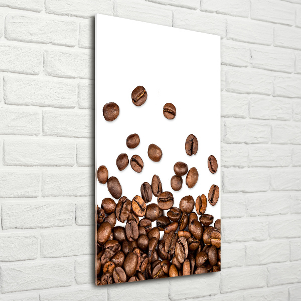 Staand plexiglas foto Koffiebonen